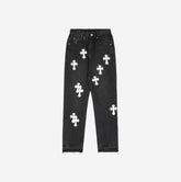 CHROME HEARTS 21FW DENIM CROSS *BLACK/WHITE*